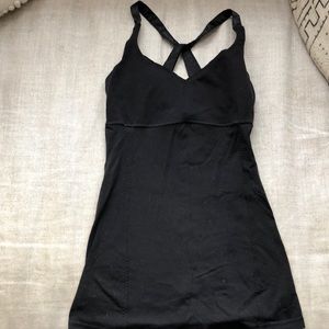Black tank top